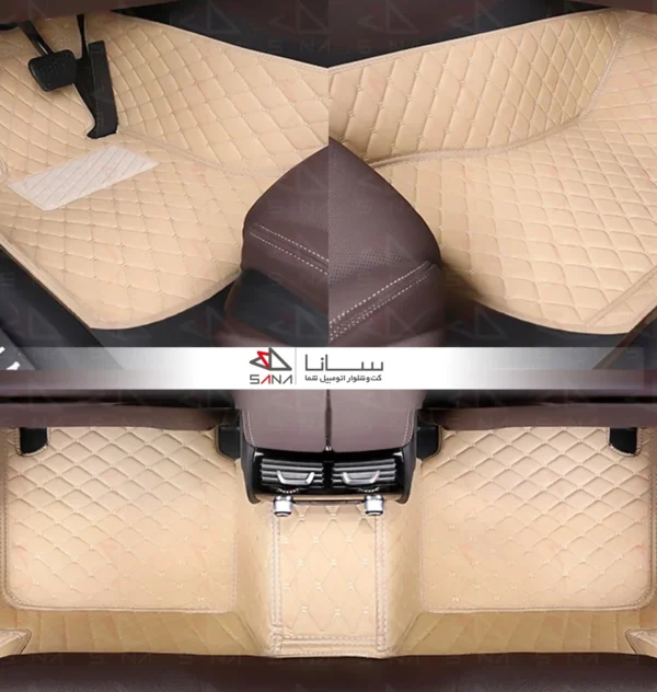 Premium Car Floor Mats Beige