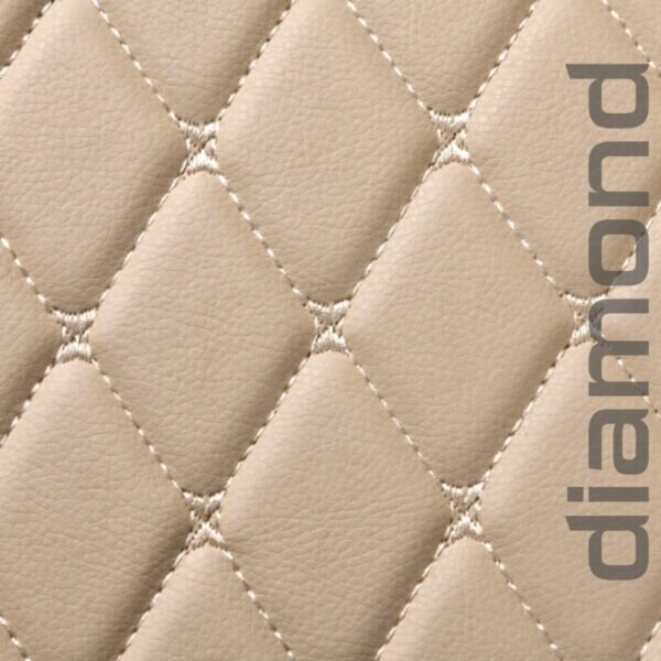 Beige Diamond Car Mats 7