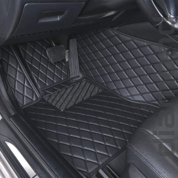 Black And Black Diamond Car Mats 3 1