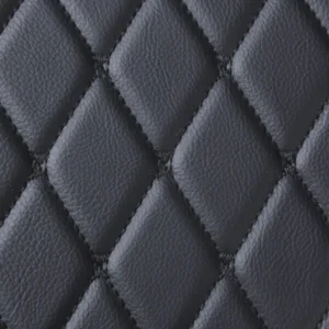 Black And Balck Stitching Floor Mats