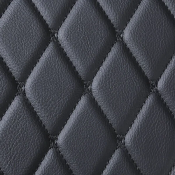 Black And Balck Stitching Floor Mats