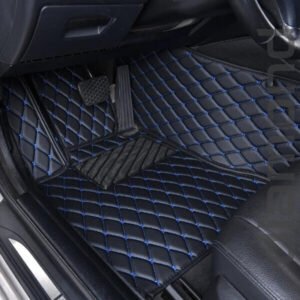 black and blue diamond car mats 3
