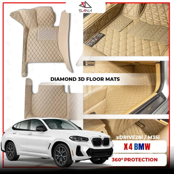 Fit For Bmw X4 Car Floor Mats Set-Sana Auto Services