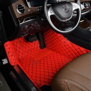 Durable Leather Car mat for MAZDA CX 90 2024-2025