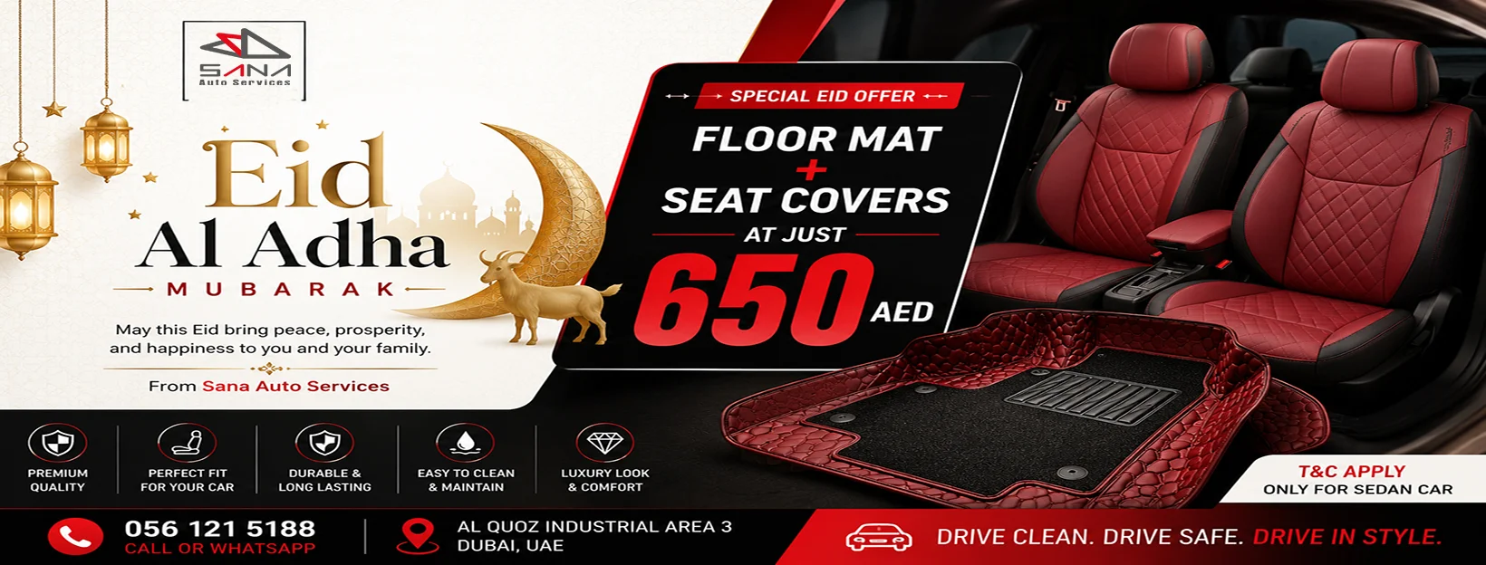 Sana Auto Services Floor Mat &Amp; Seat Covers
