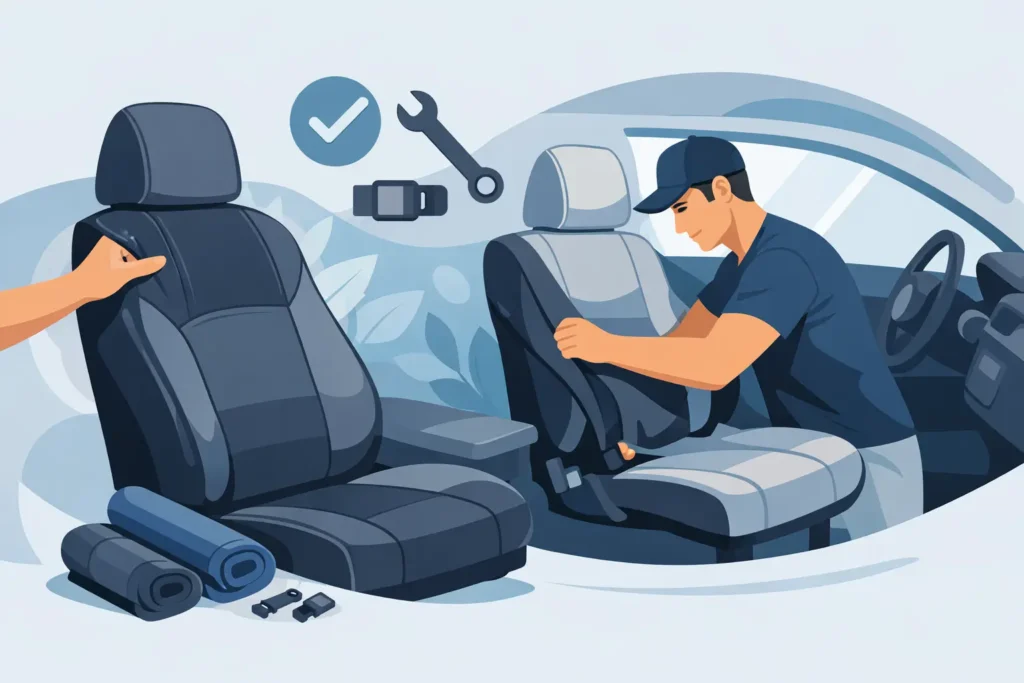 How To Fit Custom Seat Covers Right