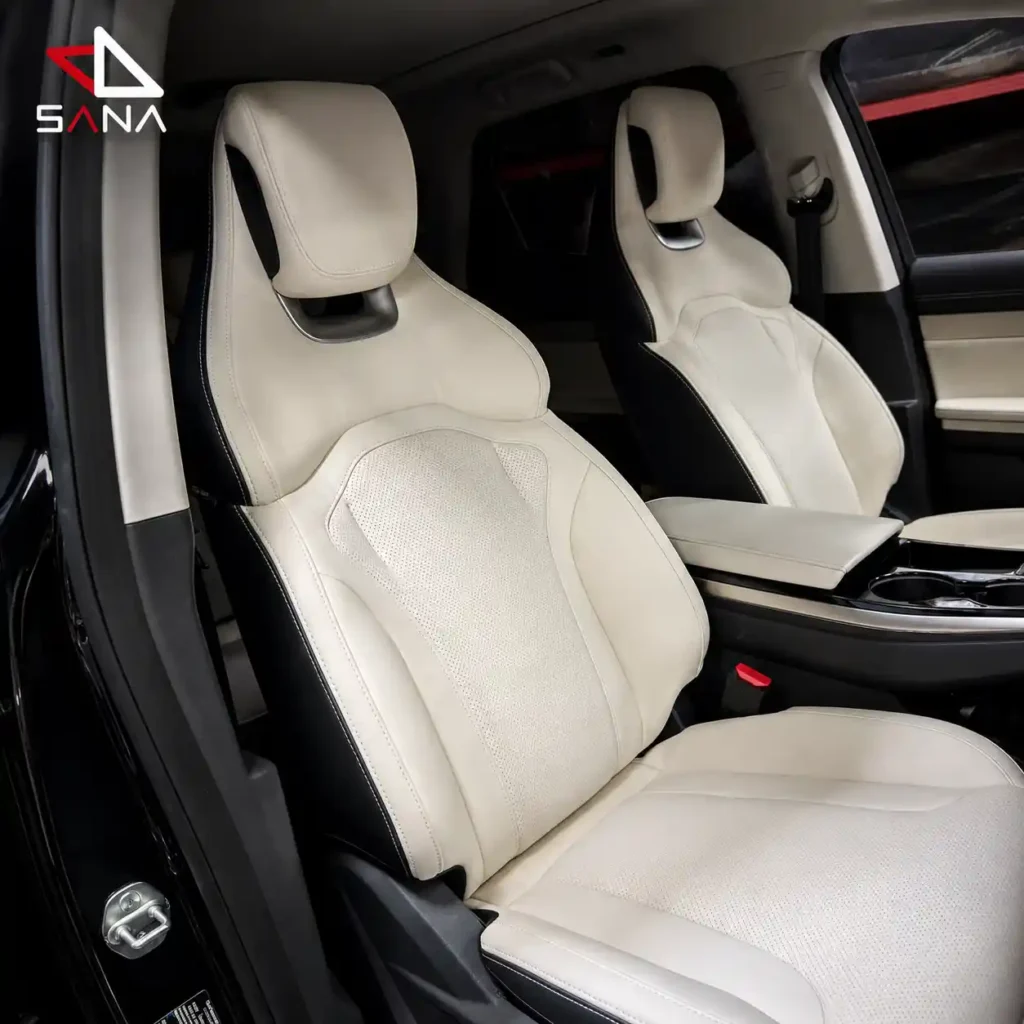 Custom Car Floor Mats Dubaiالجلد الصناعي أم القماش لمقاعد السيارة؟