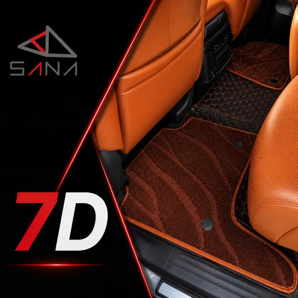 مراجعة خامات 10D للسيارات قبل الشراء Custom Luxury 7D Floor Mat By Sana Auto Services, Al Quoz Dubai