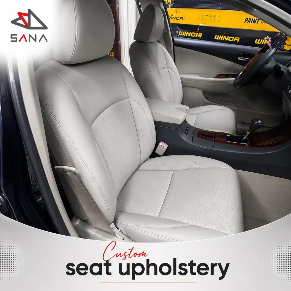 جلد صناعي أم جلد طبيعي لمقاعد سيارتك؟ Custom Seat Upholstery By Sana Auto Services, Al Quoz Dubai